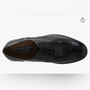 Florsheim Men's Pascal Wt Ox Oxford - 9.5 3E - Black